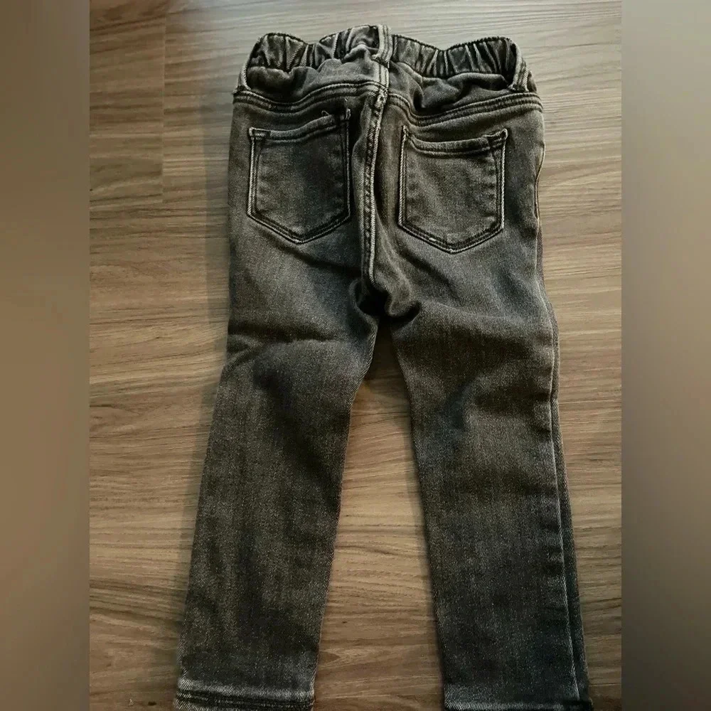 Old Navy black wash distressed jeans size 2T